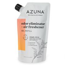 Refil de gel removedor de odor totalmente natural do purificador de ar Azuna 350ml