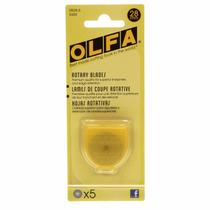 Refil de lâmina rotativa OLFA 28mm 5 lâminas para acolchoar e costurar