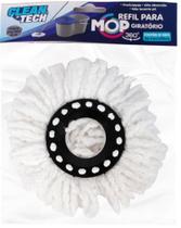Refil de Microfibra para Mop 13 Litros Esfregão giratório 360 Clean Tech