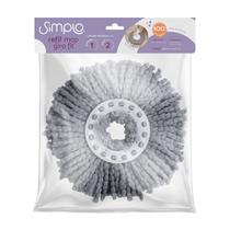 Refil de microfibra para mop giro fit - simplo cinza Refil de microfibra para mop giro fit - simplo cinza