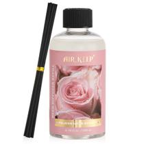 Refil de óleo difusor Reed Airkeep Rose perfumado 200 ml com palitos