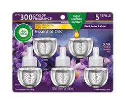 Refil de óleo perfumado Air Wick Black Lotus & Violet 5x60ml