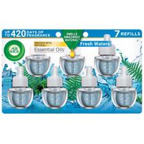 Refil de óleo perfumado Air Wick Plug in Fresh Waters, pacote com 7