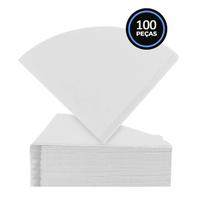 Refil de Papel Café Coador Kit 100 Unidades Filtro Descartável