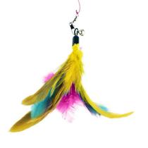 Refil De Penas Isca Peninha Da Varinha Vara De Pesca Para Gatos Pets Brinquedo Interativo Relaxante Divertido Acalma O Gato Catmypet