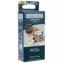 Refil de purificador de ar para carro Yankee Candle Sidekick Coconut Refil de purificador de ar para carro Yankee Candle Sidekick Coconut