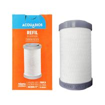 Refil de Reposição Filtro Com Torneira Carbon Block Acqua 5" Para Pia Cozinha Acquabios