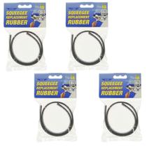 Refil de rodo de janela Ettore de 18 polegadas, pacote com 4