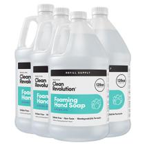 Refil de sabonete espumante para mãos Clean Revolution 1280ml, pacote com 4