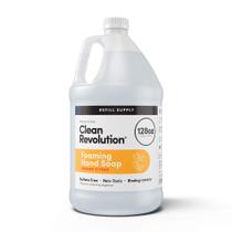 Refil de sabonete espumante para mãos Clean Revolution 3.8L Dreamy Citrus