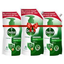 Refil de Sabonete Líquido Dettol Original 750ml Pacote com 3