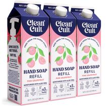 Refil de sabonete líquido para mãos Cleancult Pink Grapefruit 960mlX3