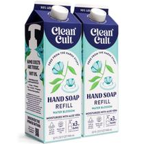 Refil de sabonete líquido para mãos Cleancult Water Blossom 960mlX2
