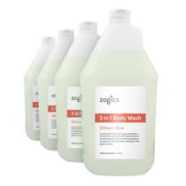 Refil de sabonete líquido, xampu e sabonete para mãos Zogics 4 galões