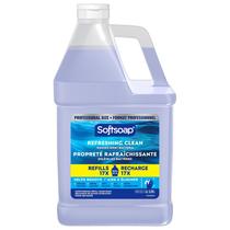 Refil de sabonete para mãos, sabonete macio, antibacteriano, 3,8 L, refrescante e limpo