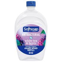 Refil de sabonete para mãos Softsoap antibacteriano de 1,5 L de chá branco e frutas vermelhas