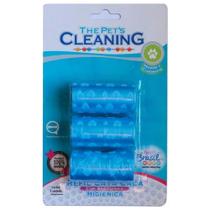 Refil de saquinhos Cata Caca para coletar fezes do animal cartela com 3 rolos The Pets Brasil