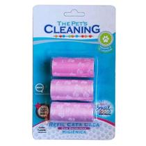 Refil de saquinhos Cata Caca para coletar fezes do animal cartela com 3 rolos The Pets Brasil Refil de saquinhos Cata Caca para coletar fezes do animal cartela com 3 rolos The Pets Brasil