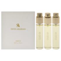 Refil de spray EDP unissex Swiss Arabian Oud 01 3 x 30 ml