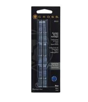 Refil De Tinta Caneta Tinteiro Cross Azul Real C/6