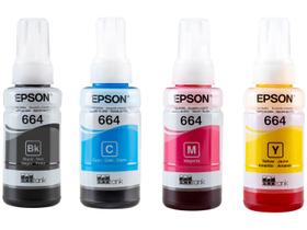 Refil de Tinta Epson EcoTank T664520-4P