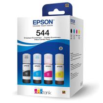 Refil de Tinta Epson T544 - Kit com 4 cores - Para Impressoras L3110 L3150 L3210 L3250 L5190