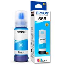 Refil de Tinta Epson T555 Ciano, 70ml, para Impressora Epson L8160 e L8180 - T555220-AL Refil de Tinta Epson T555 Ciano, 70ml, para Impressora Epson L8160 e L8180 - T555220-AL