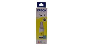 Refil de tinta epson t673420 amarelo l800 l805 l850 l1800