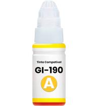 Refil de Tinta GI-190 Amarelo compatível impressora Canon