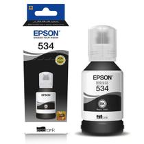 Refil de tinta original epson 534 preto (t534120)