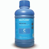 Refil de Tinta para Cartucho Impressoras HP 250ml Ciano Multilaser - RF010