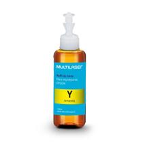 Refil De Tinta Para Impressoras Epson 100 Ml Cor Amarelo - RF008 - Multilaser Refil De Tinta Para Impressoras Epson 100 Ml Cor Amarelo - RF008 - Multilaser
