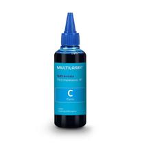 Refil De Tinta Para Impressoras Hp 100 Ml Cor Ciano- RF002 - Multilaser Refil De Tinta Para Impressoras Hp 100 Ml Cor Ciano- RF002 - Multilaser