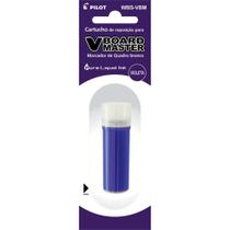 Refil de Tinta para Marcador de Quadro Branco Pilot V Board Master 5,5ML Violeta Caixa com 12
