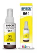 REFIL DE TINTA T664 YELLOW para os seguintes equipamentos L120 L1300 L395 L396 L355 L555 L365 REFIL DE TINTA T664 YELLOW para os seguintes equipamentos L120 L1300 L395 L396 L355 L555 L365