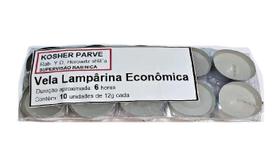 Refil De Velas De Lamparina Shabat 10 Und Kosher 6 Horas - Parve