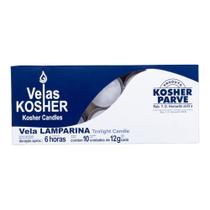 Refil de Velas de Shabat Parve 10 Unidades Kosher - Velas Kosher Parve Refil de Velas de Shabat Parve 10 Unidades Kosher - Velas Kosher Parve