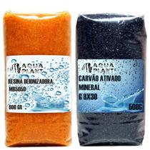 Refil Deionizador RO Resina Mista MB5050 Carvão Ativado Perlon