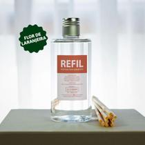 Refil Difusor de Varetas 250 Ml PLASTICO FLOR DE LARANJEIRA - Casa Com Amor