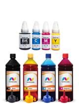 Refil e 4 Tinta Compatível Para Canon GM2010 de 1 Litro