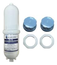 Refil E Botão Cinza Aquaturbo P/ Purificador Água Soft Everest Refil E Botão Cinza Aquaturbo P/ Purificador Água Soft Everest