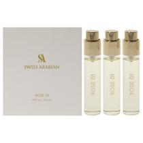Refil EDP unissex Swiss Arabian Rose 01 3 x 30 ml Refil EDP unissex Swiss Arabian Rose 01 3 x 30 ml