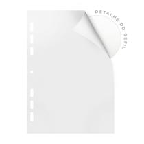 Refil em branco argolado, Maxi, coleção Refil, 90 g branco, 12,5 x 20 cm