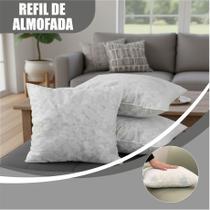 Refil Enchimento Almofada 46x40 Flocos de Espuma Conforto Antialérgico Antimofo Antiácaro Sofá Cama Decoração Resistente Refil Enchimento Almofada 46x40 Flocos de Espuma Conforto Antialérgico Antimofo Antiácaro Sofá Cama Decoração Resistente