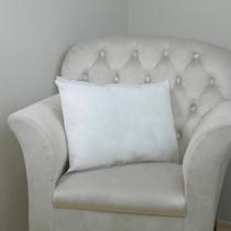 Refil Enchimento de Almofada Decorativa Retangular de Silicone 60x40cm Macio Variação:Branco Refil Enchimento de Almofada Decorativa Retangular de Silicone 60x40cm Macio Variação:Branco