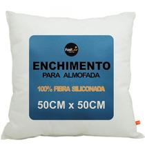 Refil Enchimento Fibra de Silicone Para Almofada 50x50cm