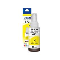 Refíl Epson T673 Amarelo, 70ml, Para Impressoras L800 / L805 / L810 / L850 / L1800 - T673420AL