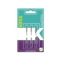 Refil Escova de Dente Interdental Cilíndrico 3mm Kess 6 Un