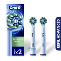 Refil Escova Dental Elétrica Oral B - Advanced Clean (CrossAction) - 2 unidades