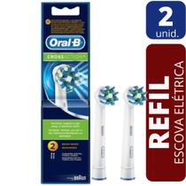 Refil Escova Dental Elétrica Oral B - CrossAction 2 unidades